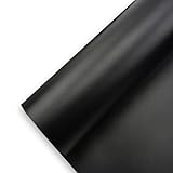 Könighaus (6,25€/m2) Schwarz Matt Autofolie 100 x 152 cm blasenfrei mit Anleitung