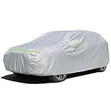 Favoto Autoabdeckung Vollgarage Auto Abdeckplane - Staubdicht Wasserdicht Autoplane Kompatibel mit...