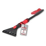 NIGRIN Eiskratzer Auto mit Schneebesen, ergonomischer rutschfester Softgriff, aus hochstabilem ABS,...