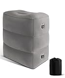 Litimkat Footrest,Travel Footrest Cushion, Height Adjustable Inflatable Footrest,für Fuß Rest auf...