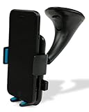 TECHNIGART Smartphone-Halterung - One Touch - für Armaturenbrett, Windschutzscheibe, Schreibtisch -...