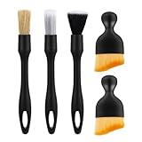 Chiluxendo Autowaschbürste(5Pcs), Auto Reinigungsset Innenraum Reinigungspinsel Detailing Pinsel,...