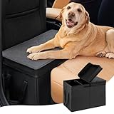 UNICITII Autositzverlängerung für Hunde, Autositz Verbreiterungs mit Stauraum für Beifahrersitz...