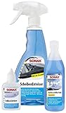 SONAX WinterFitSet (3-teilig) gegen Eis, Frost & schlechte Sicht, Scheibenenteiser (500 ml),...