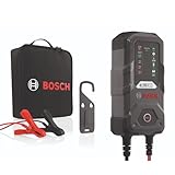 Bosch C30 Batterieladegerät, 3,8 Ampere, mit Erhaltungsladungs-Funktion - Autobatterie-Ladegerät...