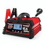 Autobatterie Ladegerät 20A 12V/24V Batterieladegerät Auto Vollautomatisches Intelligentes...