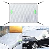 Fosoloni Frontscheibenabdeckung, Auto Abdeckplane Winter, Scheibenabdeckung Auto Winter, Auto...
