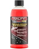 IVALITY Autoshampoo mit Abperleffekt 500ml – 2-in-1 Ceramic Shampoo und keramik Versiegelung mit...