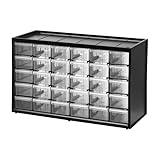 STANLEY Kleinteilemagazin Organizer Sortimentskasten (Mehrzweck-Box mit 30 Schubladen, bruchfester...