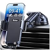Blukar Handyhalterung Auto, [Upgrade Saugnapf] Handyhalter für Autos Armaturenbrett &...