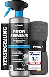 Prinox Profi Keramikversiegelung Auto Set 550 ml inkl. Mikrofasertuch - Keramik Versiegelung für...