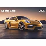 N Neumann - Sports Cars Kalender 2026 – Wandkalender DIN A3 (ca. 42×30 cm) mit 12...