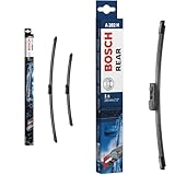 Wischblatt Satz Aerotwin A863S + Bosch A282H Rear Heckscheiben-Wischer