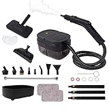 Hoapin Dampfreiniger Boden 2500W, 3-stufig verstellbarer Griff und 3M Netzkabel, 1,6L...