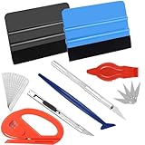 8 Stück Rakel für Folie, Rakel Set für Tönungsfolie Auto,Folierungs Werkzeug Set für Wrap...
