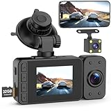Dashcam Auto Vorne Hinten - Dash Cam 1080P Dasch Camera Kamera Mini Dascam mit Parküberwachung...