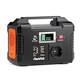 FlashFish Powerstation 200W, 151Wh Stromgenerator Solar AC-Ausgang 230V, 40800mAh Notstromaggregat...