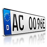 schildEVO 1 E-Kennzeichen | OFFIZIELL amtliche Nummernschilder | Elektroauto & Hybrid Auto |...