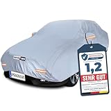 Upgrade4cars Autoabdeckung Outdoor Vollgarage | Auto Abdeckplane Komplett für alle Jahreszeiten |...