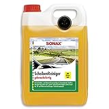 SONAX ScheibenReiniger gebrauchsfertig Citrus (5 Liter) gebrauchsfertiger Reiniger für die...