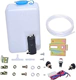 Universal Scheibenwaschanlage Pumpe Kit, Scheibenwaschanlage Pumpe Reservoir Kit 99300 für Autos...