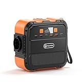 FlashFish Tragbare Powerstation 98Wh, 120W Solargenerator Akku 230V Mit AC,USB,Typ-C Ausgabe, Mobile...