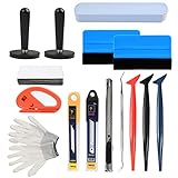 42 Teiliges Folierungs Werkzeug Kit Auto Folierung Set für Car Wrapping,Vinyl Werkzeug Kit Rakel...