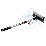 HEYNER® Scheibenreiniger Fensterabzieher 80cm mit Teleskop-Griff, faltbar, Alu ausziebar 50-80cm...
