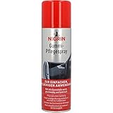 NIGRIN Gummipflege-Spray, Pflege für Gummiteile am Auto, pflegt und schützt nachhaltig, 300 ml, 1...