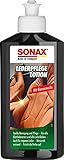 SONAX LederPflegeLotion (250 ml) wasserabweisende Lederpflege mit Bienenwachs für eine sanfte...