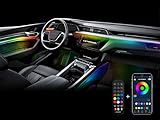 LETRONIX RGBIC RGB Full LED Rainbow Auto Ambientebeleuchtung mit APP Steuerung und Fernbedienung...