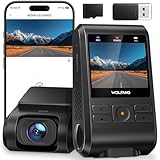 WOLFANG Dashcam, Mini 2.5K 1440P WiFi Dash Cam mit 32GB SD Karte, Ultra Nachtsicht, 2' IPS...