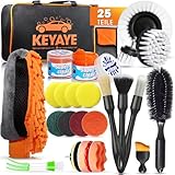 KEYAYE Auto Reinigungsset, 25 Pcs Autopflege Set, Auto Waschen Set Auto Putz Set mit Detailing...