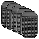 cobee Auto Armaturenbrett Anti Rutsch Matten, 5 Stück Selbstklebende Auto Armaturenbrett Pad,...