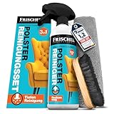 FRISCHER PROFESSIONAL Polsterreiniger 500ml für Sofa, Auto, Sessel & Couch inkl. Bürste +...