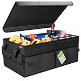 ATHLON TOOLS Kofferraum-Organizer XXL – faltbare Kofferraum-Tasche, rutschfest, verstärkt, stabil...