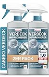 PLINTEX® 2x580ml Cabrio Verdeck Imprägnierung - Imprägnierspray für Textil- und Cabrio Stoffdach...