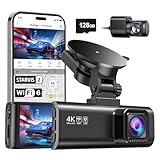 REDTIGER Dashcam Auto Vorne Hinten 4K/2,5K mit STARVIS 2, Dash Cam Auto Kamera 3,18' IPS-Bildschirm,...