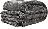 Nuke Guys Gamma Dryer XXL | Ultra saugstarkes Trockentuch 1400 GSM grau 50x80cm | Fusselfrei,...