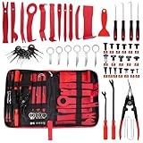 NVIYAM 158 Stück Hebelwerkzeug Auto, Universal Auto Demontage Werkzeuge, Kunststoffkeile KFZ Set...