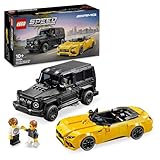 LEGO Speed Champions Mercedes-AMG G 63 & Mercedes-AMG SL 63, Bauset mit 2 Spielzeug Autos und 2...