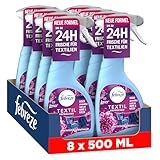 Febreze Textilerfrischerspray 8x500 ml Lenor Amethyst Blütentraum Mit FrischeLuft-Technologie...