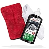 Auto Lederpflege Set | Sonax LederPflegeLotion 250ml + Mikrofasertuch 40x40cm + Detailing Handschuh...